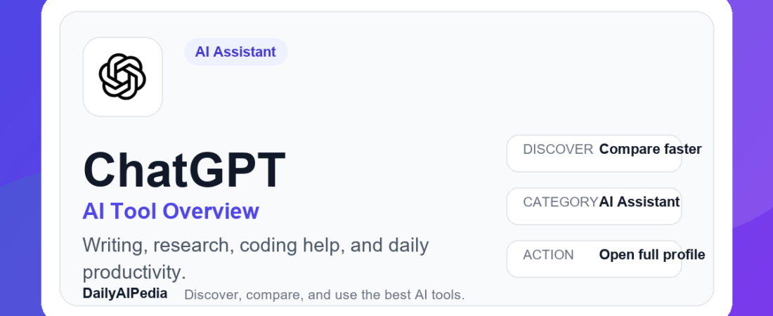 ChatGPT: AI Tool Overview