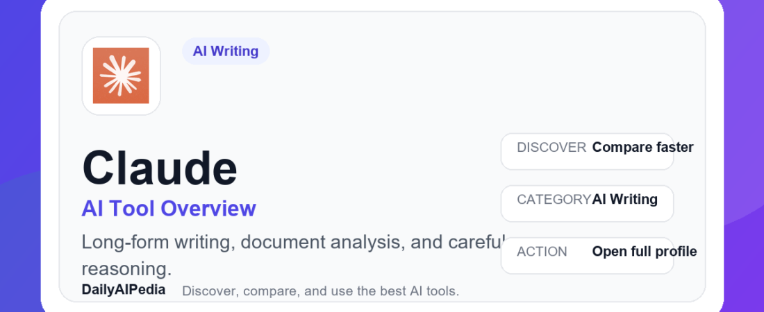 Claude: AI Tool Overview