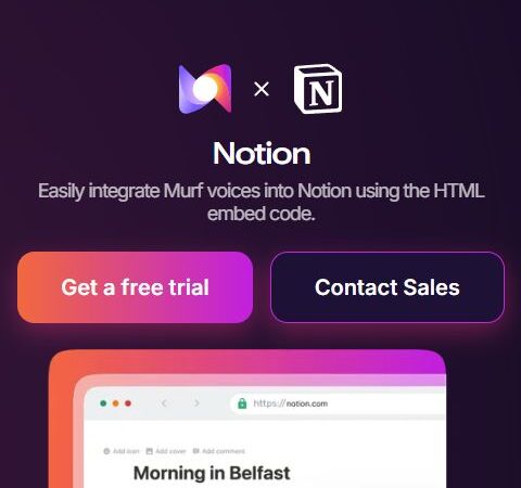 Murf AI Notion Integration: How to Add AI Voiceovers to Notion